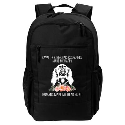 Cavalier King Charles Make Me Happy Backpack