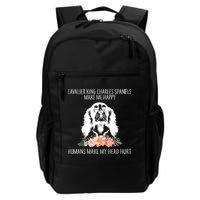 Cavalier King Charles Make Me Happy Backpack