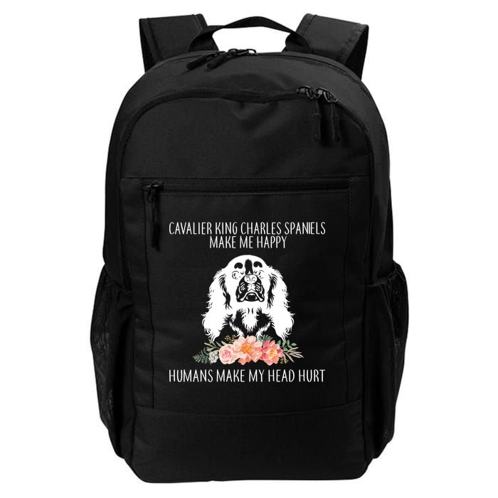 Cavalier King Charles Make Me Happy Backpack