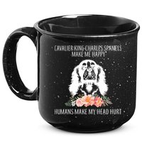 Cavalier King Charles Make Me Happy 15oz Campfire Ceramic Mug