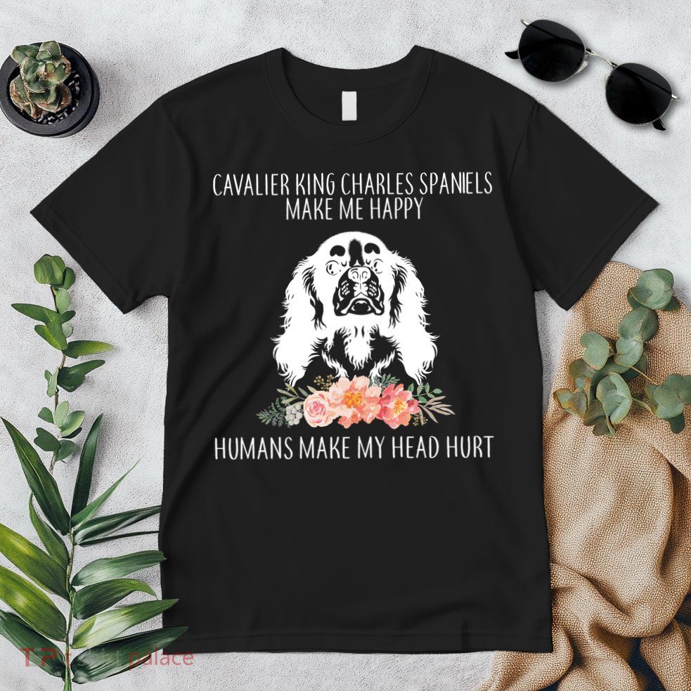 Cavalier King Charles Make Me Happy Premium T-Shirt