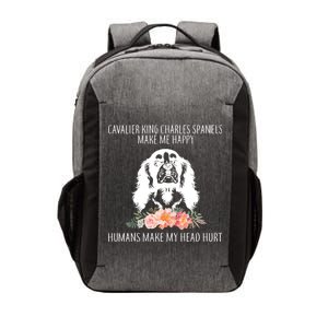 Cavalier King Charles Make Me Happy Vector Backpack