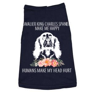 Cavalier King Charles Make Me Happy Doggie Tank