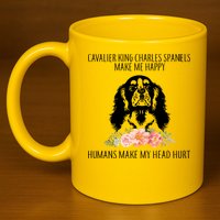 Cavalier King Charles Make Me Happy 11oz C Handle Ceramic Mug