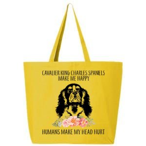 Cavalier King Charles Make Me Happy 25L Jumbo Tote