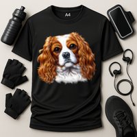 Cavalier King Charles Spaniel Dog Cooling Performance Crew T-Shirt