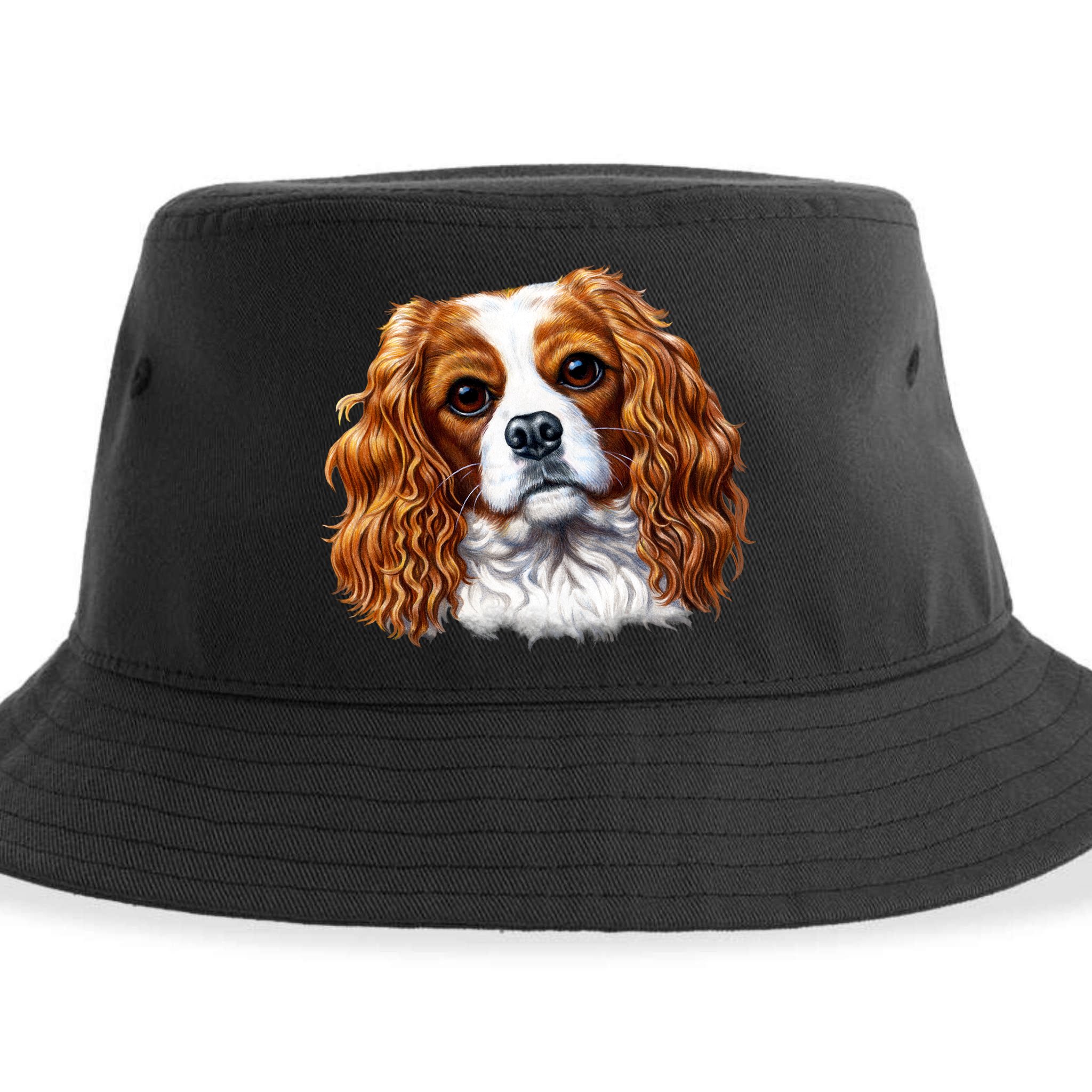 Cavalier King Charles Spaniel Dog Sustainable Bucket Hat