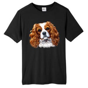 Cavalier King Charles Spaniel Dog Tall Fusion ChromaSoft Performance T-Shirt