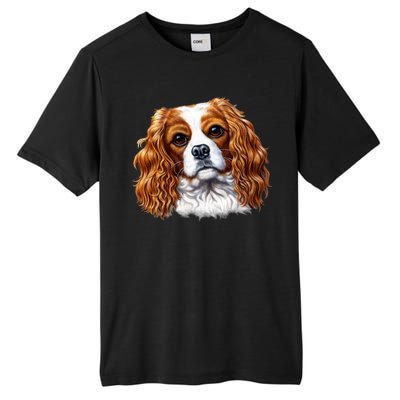 Cavalier King Charles Spaniel Dog Tall Fusion ChromaSoft Performance T-Shirt