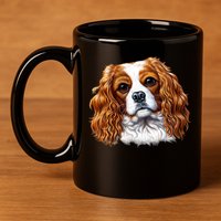 Cavalier King Charles Spaniel Dog 11oz C Handle Ceramic Mug