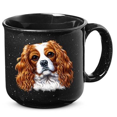 Cavalier King Charles Spaniel Dog 15oz Campfire Ceramic Mug