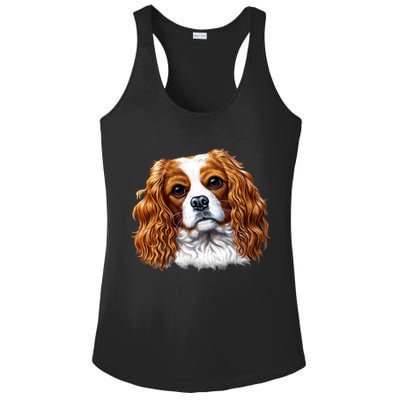 Cavalier King Charles Spaniel Dog Ladies PosiCharge Competitor Racerback Tank