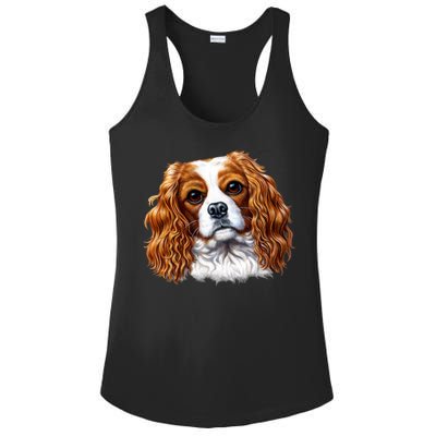 Cavalier King Charles Spaniel Dog Ladies PosiCharge Competitor Racerback Tank