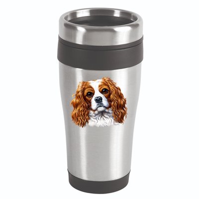Cavalier King Charles Spaniel Dog 16oz Travel Tumbler