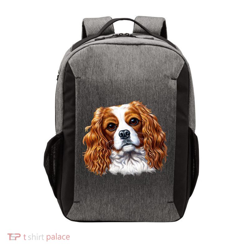 Cavalier King Charles Spaniel Dog Vector Backpack