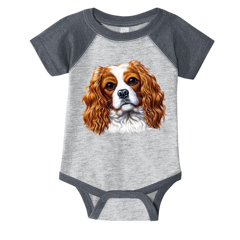 Cavalier King Charles Spaniel Dog Infant Baby Jersey Bodysuit
