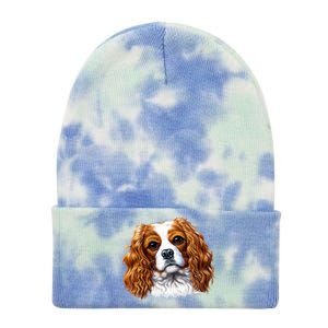 Cavalier King Charles Spaniel Dog Tie Dye 12in Knit Beanie