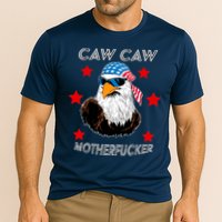 Caw Caw Motherfucker Funny Patriotic Eagle Cooling Performance Crew T-Shirt