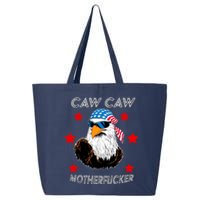 Caw Caw Motherfucker Funny Patriotic Eagle 25L Jumbo Tote