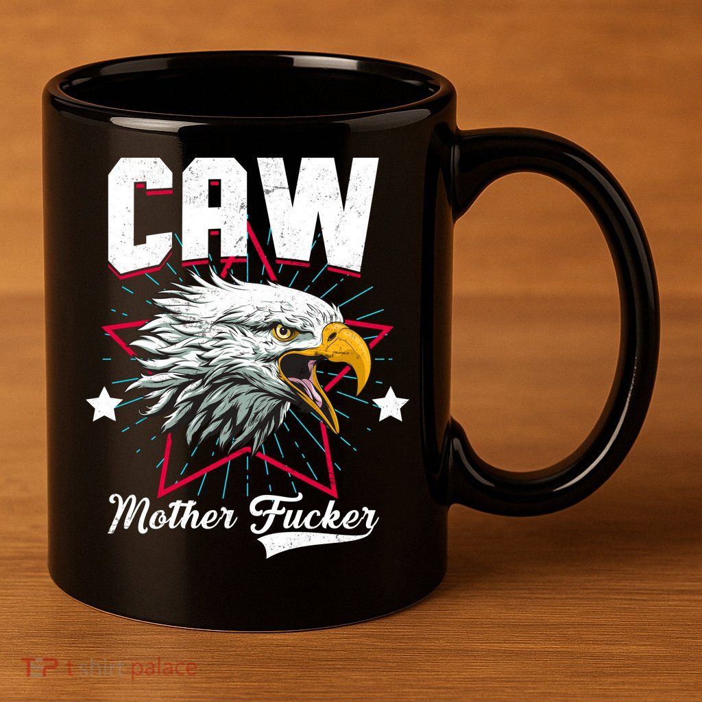 Caw Mother Fucker 11oz C Handle Ceramic Mug