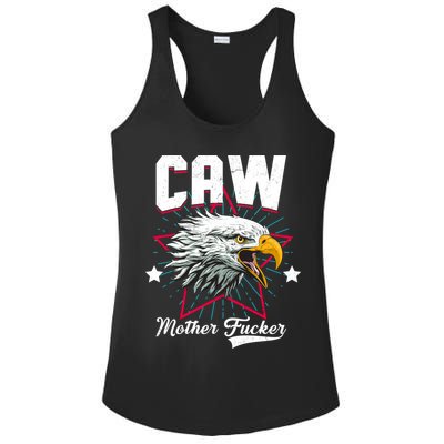 Caw Mother Fucker Ladies PosiCharge Competitor Racerback Tank