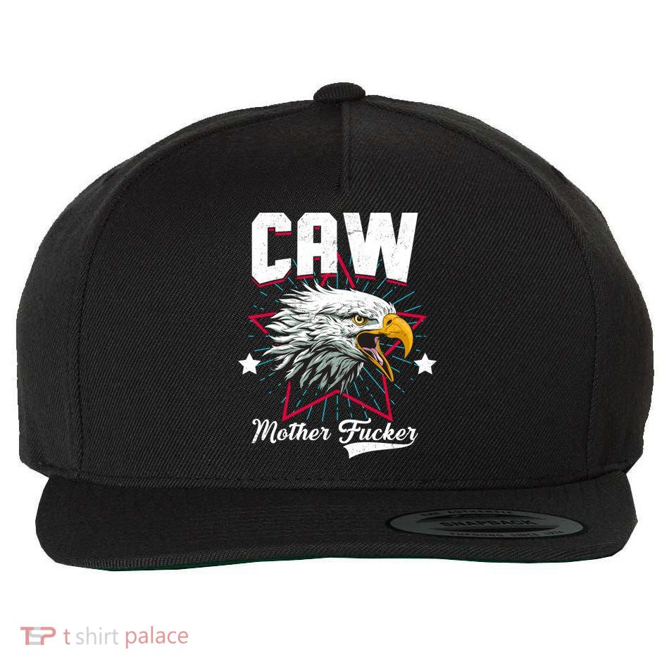 Caw Mother Fucker Wool Snapback Cap