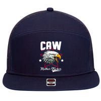 Caw Mother Fucker 7 Panel Mesh Trucker Snapback Hat