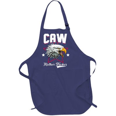 Caw Mother Fucker Full-Length Apron With Pockets