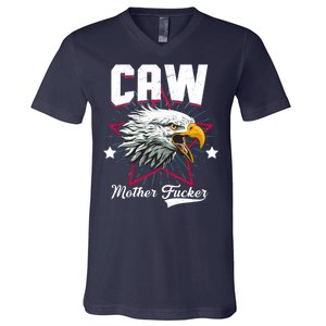 Caw Mother Fucker V-Neck T-Shirt