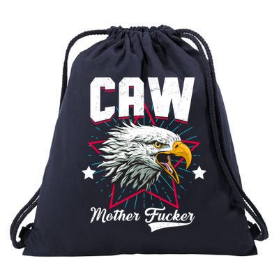 Caw Mother Fucker Drawstring Bag