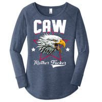 Caw Mother Fucker Women's Perfect Tri Tunic Long Sleeve Shirt