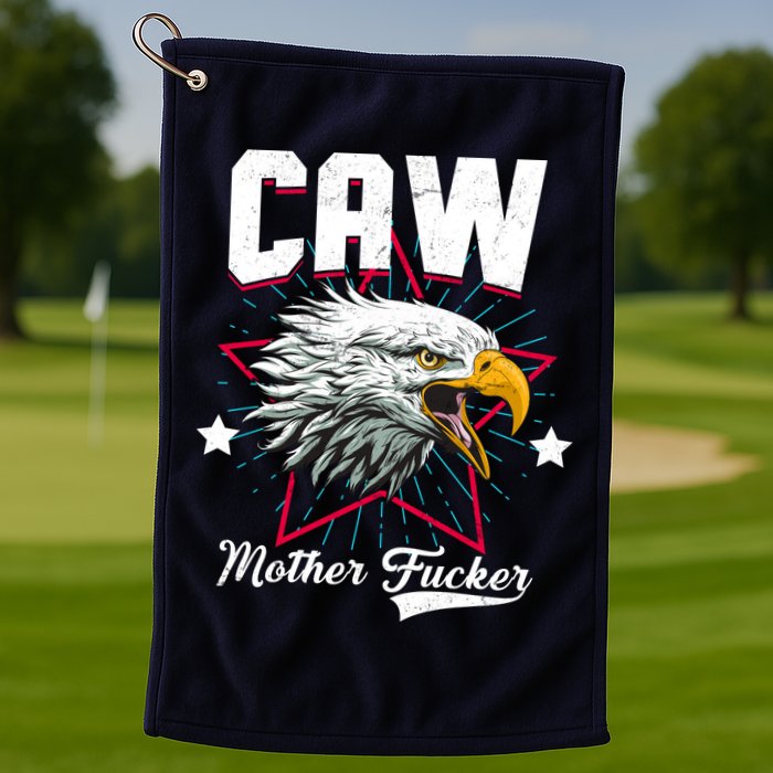 Caw Mother Fucker Golf Towel