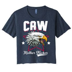 Caw Mother Fucker Women's Crop Top Tee