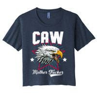 Caw Mother Fucker Women's Crop Top Tee