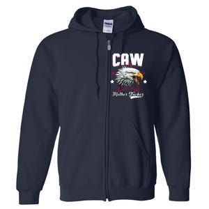 Caw Mother Fucker Full Zip Hoodie