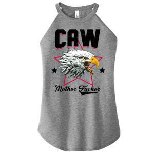 Caw Mother Fucker Women's Perfect Tri Rocker Tank