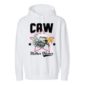 Caw Mother Fucker Garment-Dyed Fleece Hoodie