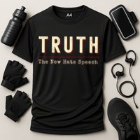 Conservative Anti Woke Cancel Culture Truth The New Hate Speech Cooling Performance Crew T-Shirt