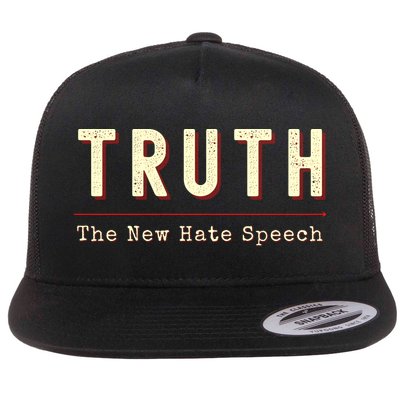 Conservative Anti Woke Cancel Culture Truth The New Hate Speech Flatbill Hat
