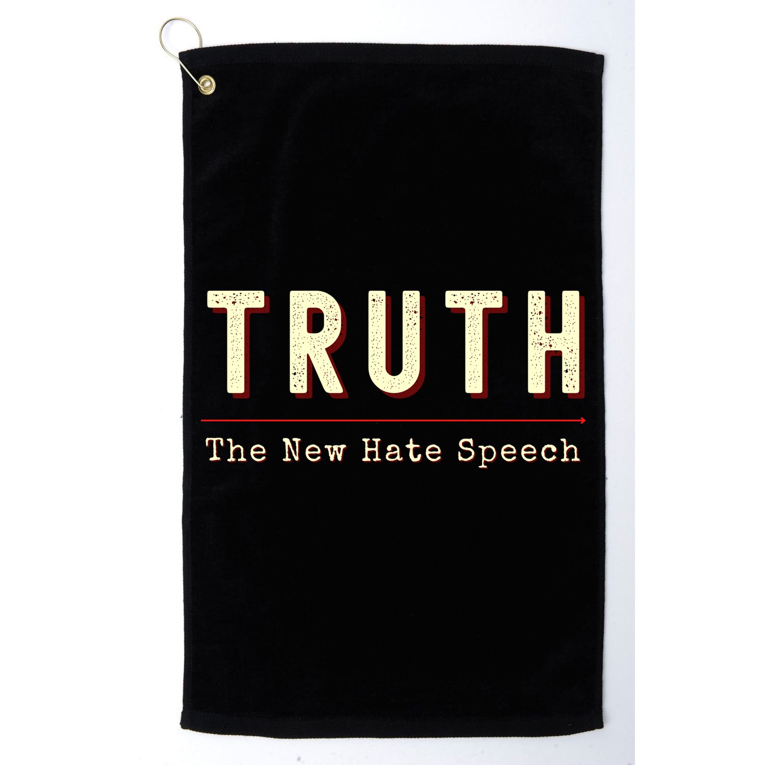 Conservative Anti Woke Cancel Culture Truth The New Hate Speech Golf Towel