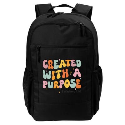 Created A With Purpose Christian Groovy Godsister Daily Commute Backpack