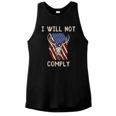 Conservative Anti Woke Politically Incorrect Ladies PosiCharge Tri-Blend Wicking Tank