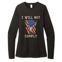 Conservative Anti Woke Politically Incorrect Womens CVC Long Sleeve Shirt