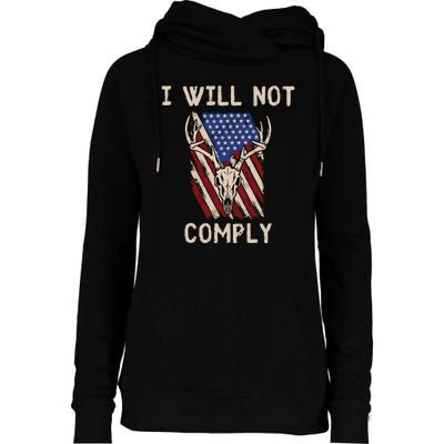 Conservative Anti Woke Politically Incorrect Womens Funnel Neck Pullover Hood