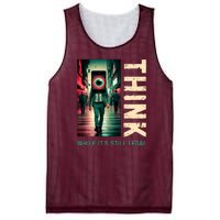 Conservative Anti Woke Think While Its Still Legal Mesh Reversible Basketball Jersey Tank