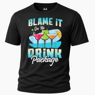 Cruise Alcohol Wine Lover Blame It On The Drink Package Performance Shirt