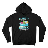 Cruise Alcohol Wine Lover Blame It On The Drink Package Hoodie