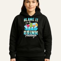Cruise Alcohol Wine Lover Blame It On The Drink Package Hoodie