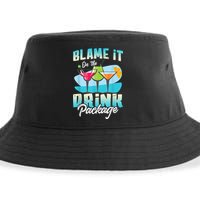 Cruise Alcohol Wine Lover Blame It On The Drink Package Sustainable Bucket Hat