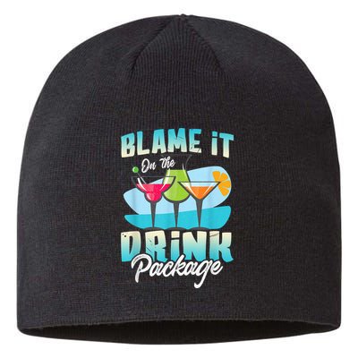 Cruise Alcohol Wine Lover Blame It On The Drink Package Sustainable Beanie